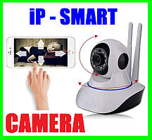 Smart Камера WiFi Camera Інтернет IP Розумна Поворотна (ВідеоОбзор)