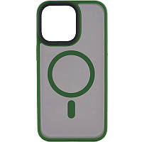 TPU+PC чехол Metal Buttons with MagSafe для Apple iPhone 15 Pro (6.1") SND