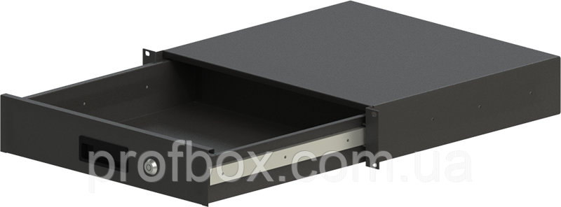 Корпус металевий MiBox Rack 2U, модель MB-2400RD (Ш483(432) Г400 В88 чорний