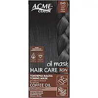 Тонирующая маска для волос Acme Color Hair Care Ton Oil Mask "040 Черный кофе"