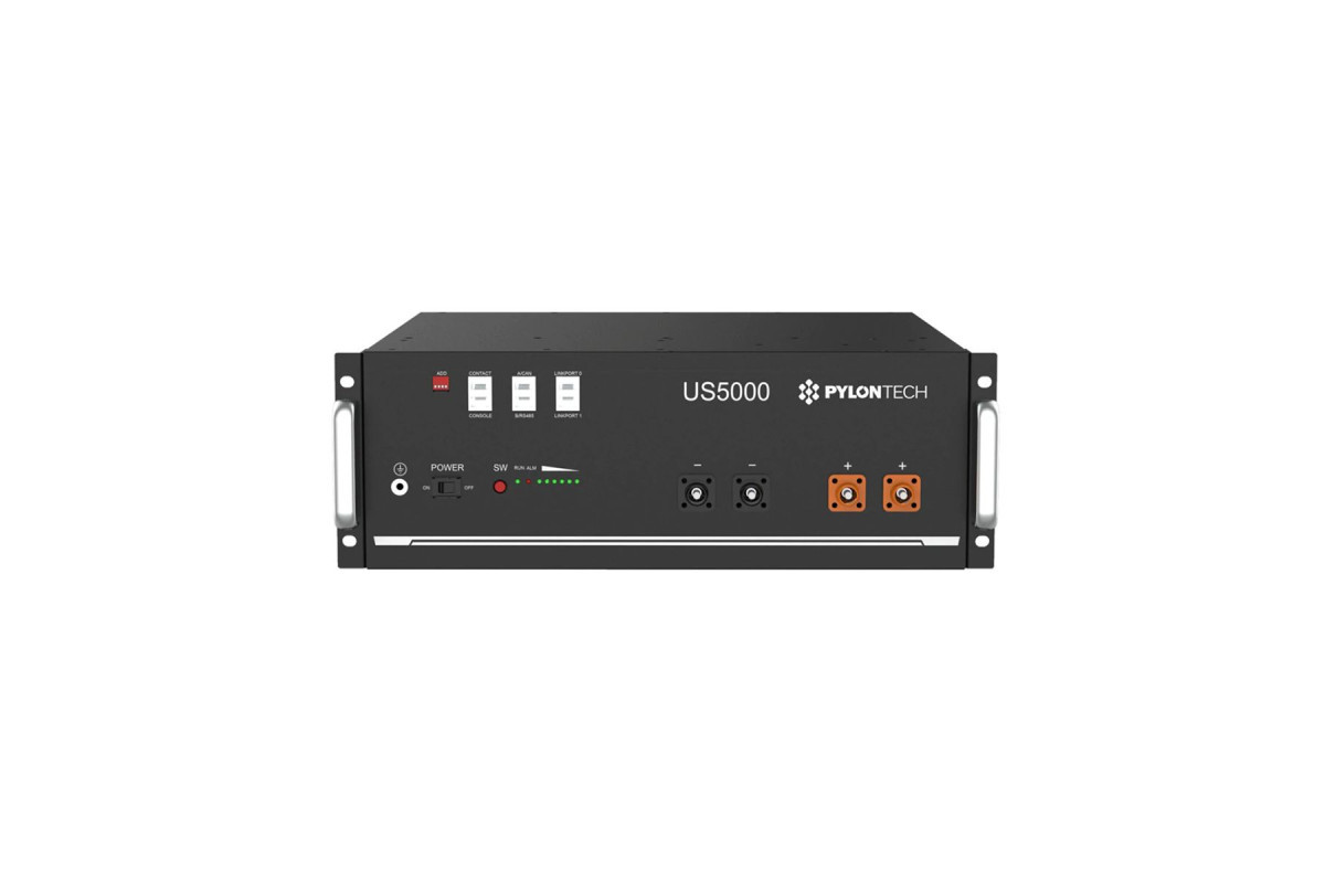 Акумуляторна батарея Pylontech US5000 48V 100Ah 6000 циклів, 4,8 кВт/год літій залізо фосфатна батарея