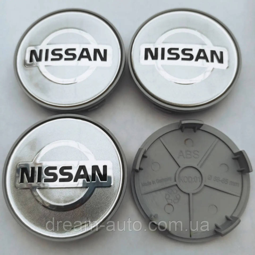 Ковпачки в диски Nissan 65-68 мм, фото 1