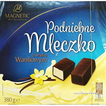Цукерки шоколадні Magnetic Podniebne Mleczko o smaku Waniliowym 380 г Польща