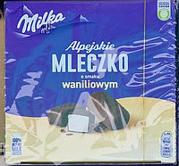 Пташине молоко Milka Alpejskie Mleczko o smaku waniliowym ваніль 350 г.