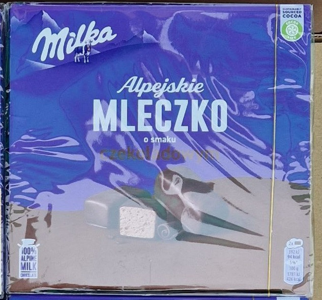 Пташине молоко Milka Alpejskie Mleczko o smaku czekoladowym шоколадне 350 г., фото 1