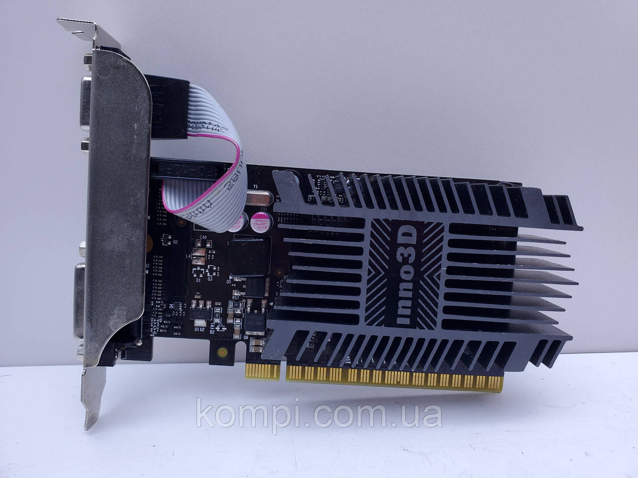 Відеокарта INNO3D GeForce GT 710 2GB (GDDR3,64 Bit,HDMI,PCI-Ex,Б/в)