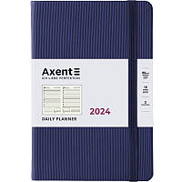 Ежедневник 2024 Axent Partner Lines 8815-24-02-A, 145x210 мм, темно-синий