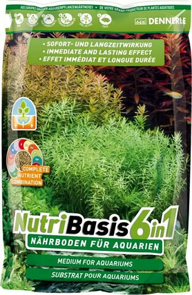 Підкладка Dennerle NutriBasis 6 in 1, 4,8 кг. Використовується під час запуску нових акваріумів, фото 1