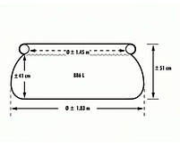 Басейн круглий сімейний Intex 28101 183-51 см, фото 6