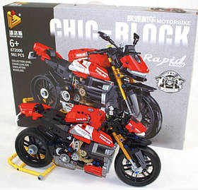 Конструктор «Спортивний мотоцикл Ducati Streetfighter V4» Panlos 672006