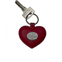 Брелок шкіряний Tony Perotti Swarovski 4009 marlboro червоний, фото 3