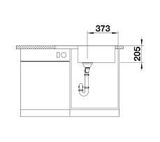 Кухонна мийка Blanco LEMIS XL 6 S-IF Compact 525110 сталь - вбудовується в стільницю, крило для сушіння, фото 3