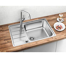 Кухонна мийка Blanco LEMIS XL 6 S-IF Compact 525110 сталь - вбудовується в стільницю, крило для сушіння, фото 4
