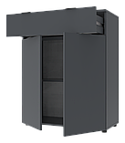 Комод Рон-2, колір графіт 80х38х100 (2 фасада, 1 шухляда). Комод із висувними шухлядами до спальні, фото 4