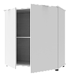 Комод Рон-3, колір білий 80х38х81 (2 фасада). Комод у спальні, вітальню, фото 3