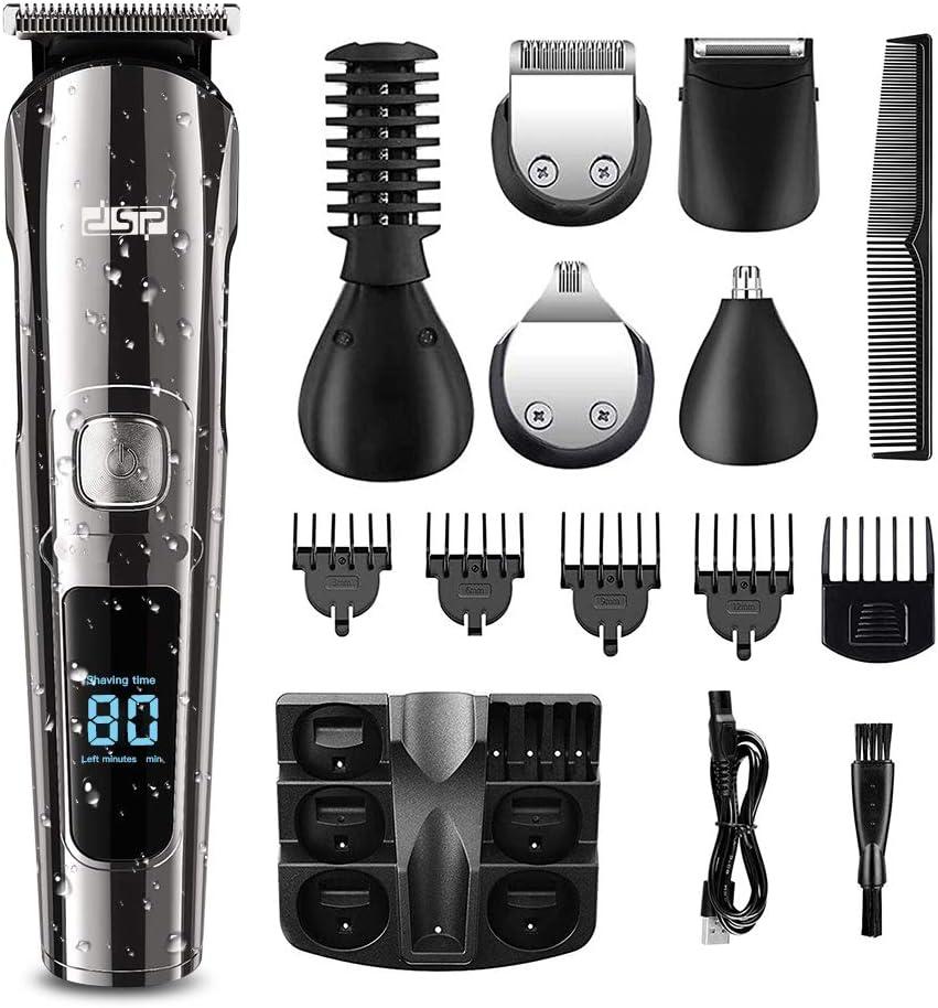 Чоловічий мультитример 11 в 1 DSP 90350 тример бездротовий для бороди, волосся