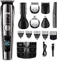Чоловічий мультитример 11 в 1 DSP 90350 тример бездротовий для бороди, волосся