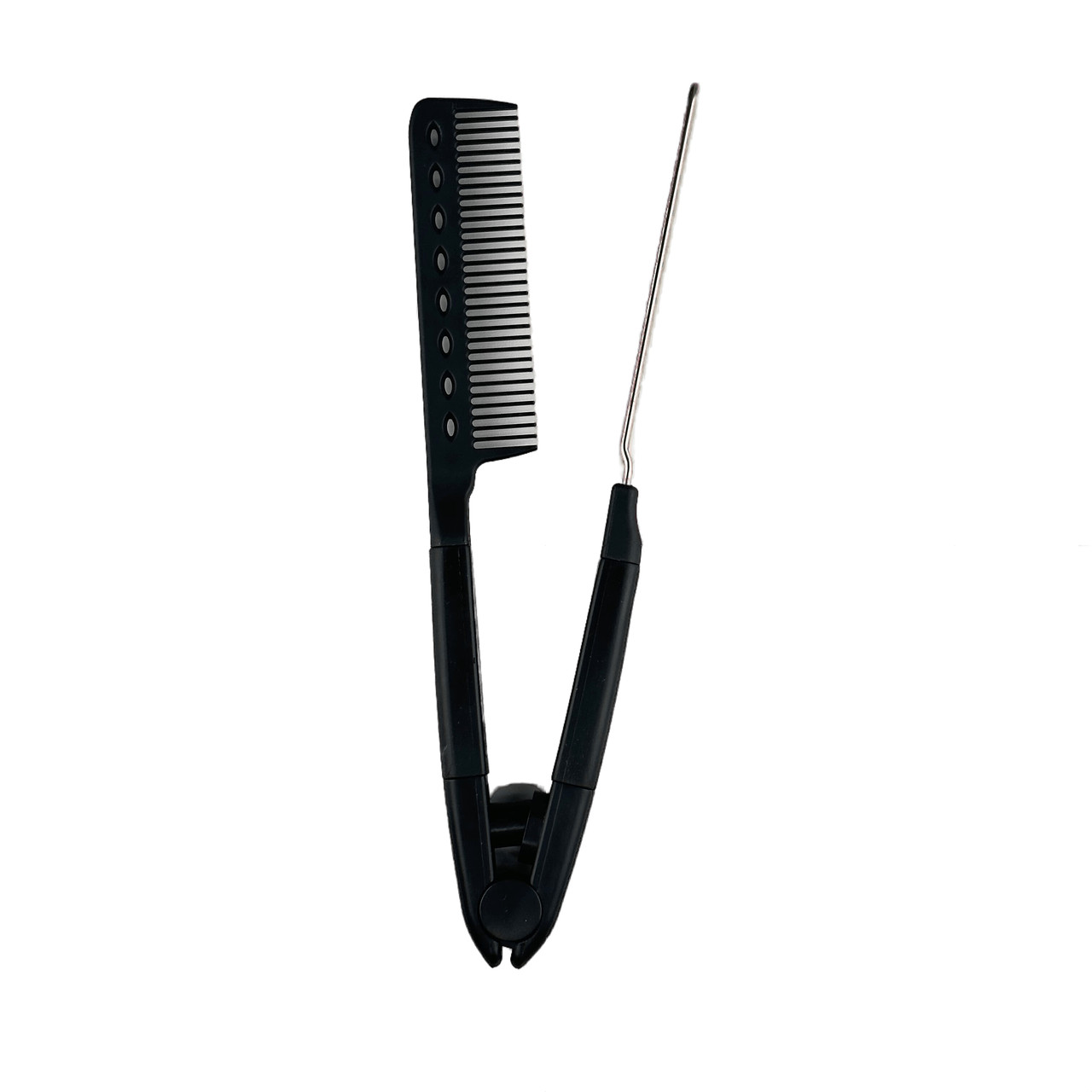 Гребінець-затискач для волосся Hots Professional Keratin Hair Straightener Black (HP00820-BL)