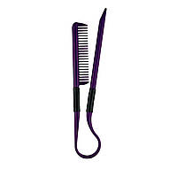 Гребінець-затискач для волосся Hots Professional Keratin Hair Straightener Violet, цільний (HP7004-VL)