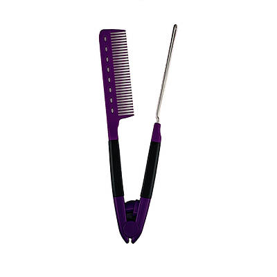 Гребінець-затискач для волосся Hots Professional Keratin Hair Straightener  Violet (HP00820-VIO)