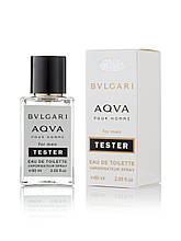 Чоловічий тестер Hologram Bvlgari Aqva Pour Homme 60ml