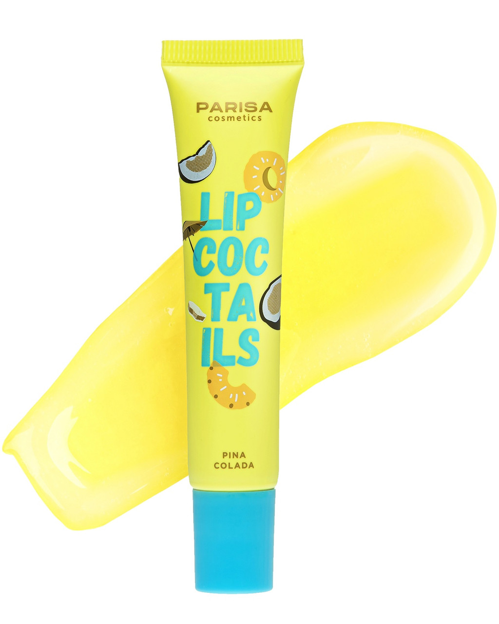Бальзам для губ Parisa SOS Lip Coctails LC-04 "Піна Колада", фото 1