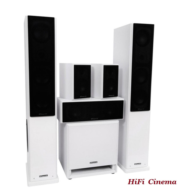 MT-Power ELEGANCE-2 White 5.1 Set - with grille