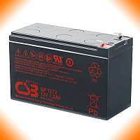 Акумуляторна батарея CSB GP1272 F2 7,2 А·ч, AGM аккумулятор для ИБП