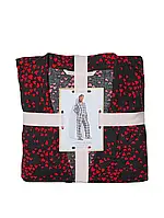 Піжама Flannel Long Pajama Set Black Hearts від Victoria's Secret