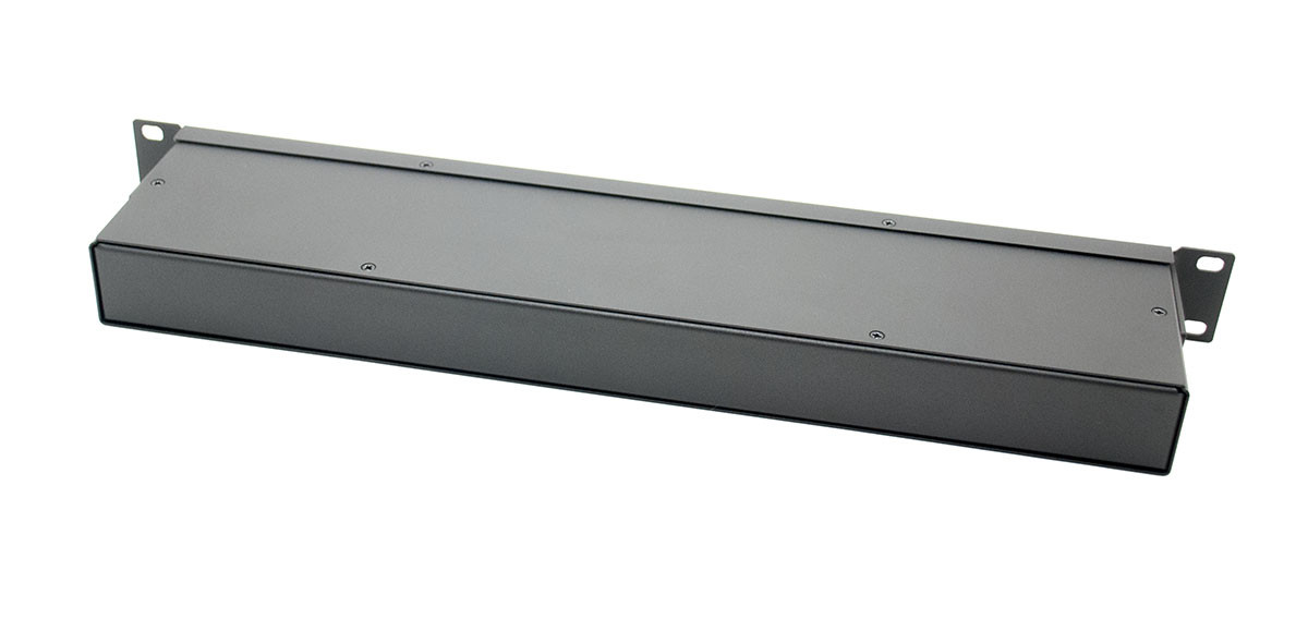 Корпус металлический MiBox Rack 1U, модель MB-1100SP (Ш483(432) Г102 В44) черный - фото 5 - id-p626157778