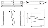 Корпус металевий MiBox Rack 1U, модель MB-1200S (Ш483(432) Г202 В44) чорний, фото 5