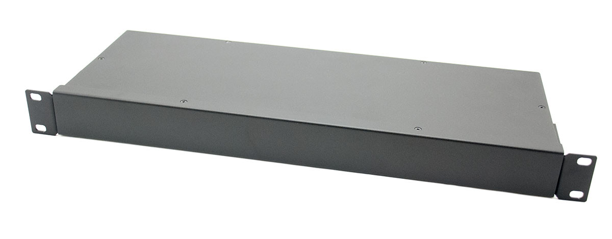 Корпус металевий MiBox Rack 1U, модель MB-1160SP (Ш483(432) Г162 В44) чорний