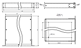Корпус металевий MiBox Rack 1U, модель MB-1260RCSP-W430H44L260, фото 3