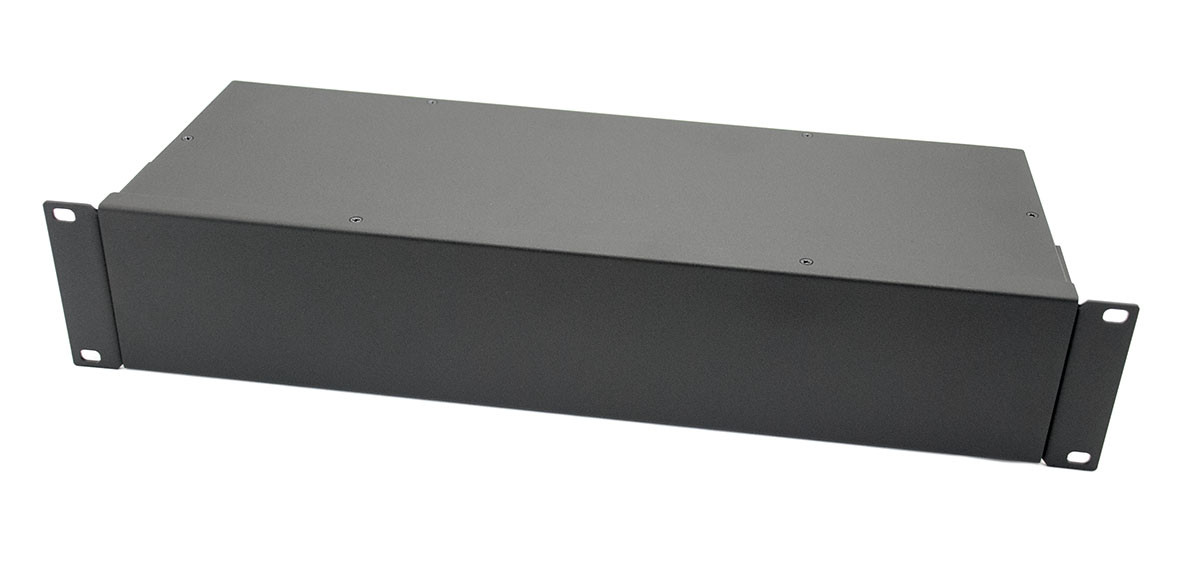 Корпус металевий MiBox Rack 2U, модель MB-2160SP (Ш483(432) Г162 В88) чорний