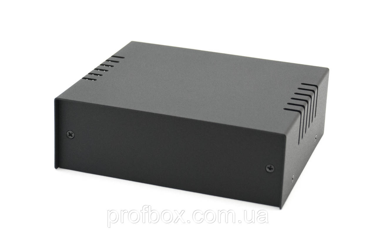 Корпус металлический MiBox MB-4 (Ш150 Г130 В50) черный - фото 1 - id-p573554130