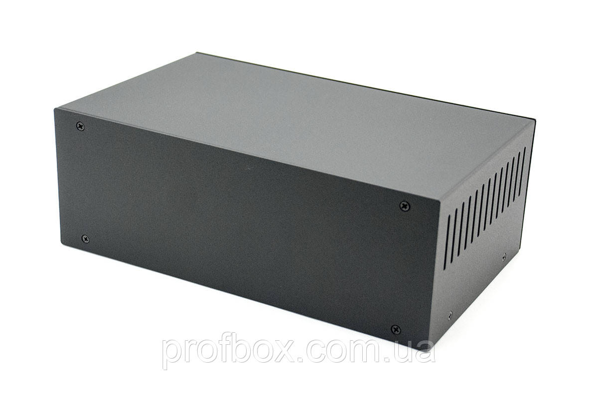 Корпус металлический MiBox MB-15 (Ш250 Г150 В90) черный - фото 1 - id-p573525090