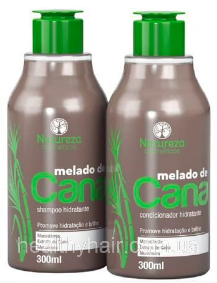 Домашній набір Natureza Melado de Cana (шампунь, кондиціонер), 2*300 мл