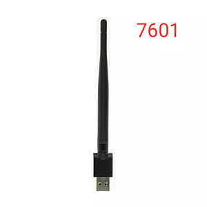 USB WIFI адаптер з вбудованою антеною 2dbi Ralink MTK MT7601 для ПК, Т2, ТВ приставок