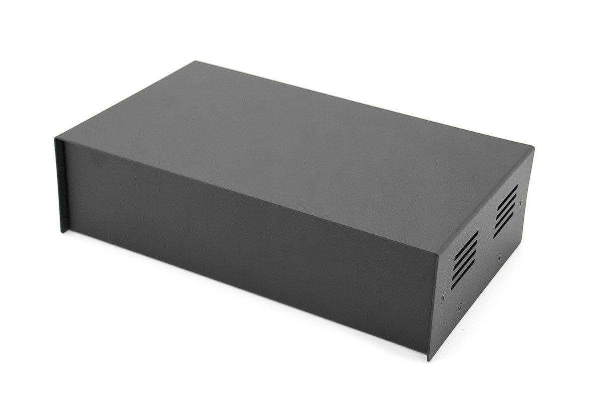 Корпус металевий MiBox MB-41 (Ш240 Г140 В65) чорний, фото 1