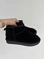 UGG Ultra Mini Black (Замша) кроссовки и кеды высокое качество Размер 38