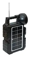 Универсальная солнечная станция 10 000 mAh с прожектором 10Вт и 3 лампочками, Фонарик с Bluetooth FM радио MP3