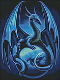 (Електронна) Схема для вишивки хрестом або петитом: "Синій дракон", фото 2