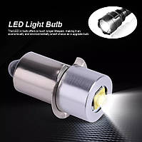 Потужна LED лампочка для ліхтариків Mag-Lite P13.5S 3W 6V 6500k холодне світло
