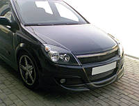 Передняя нижняя юбка HB V1 (под покраску) для авто.модел. Opel Astra H 2004-2013 гг