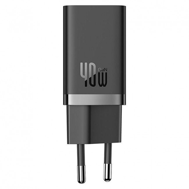 Baseus GaN5 Pro Fast Charger C+C 40W EU Black