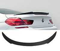 Cпойлер на BMW 6 серии F06 стиль M4 черный глянцевый ABS-пластик