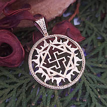 Валькірія в сонці, кулон, підвіс, оберіг, талісман, фото 4