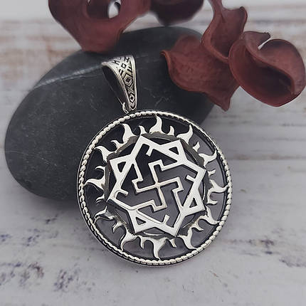 Валькірія в сонці, кулон, підвіс, оберіг, талісман, фото 1