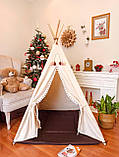 Вігвам дитячий Веселка, розмір 120х120х145, фото 7