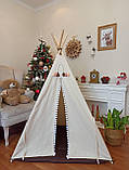 Вігвам дитячий Веселка, розмір 120х120х145, фото 4
